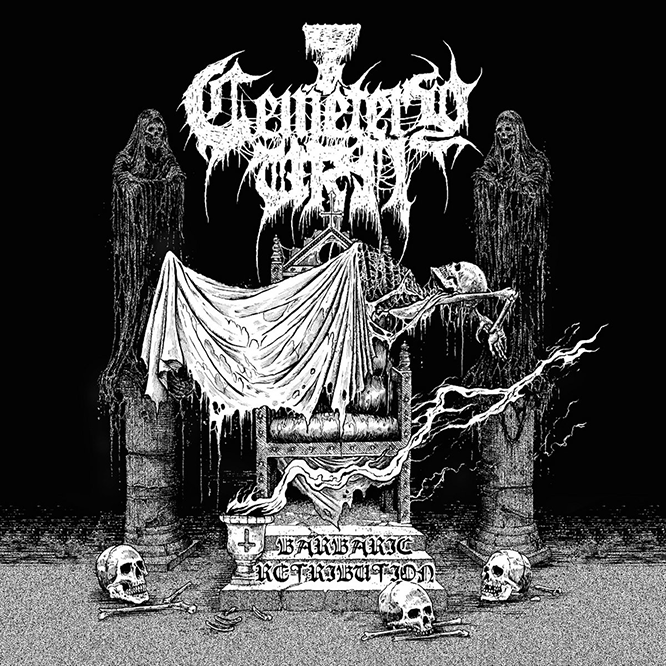 CEMETERY URN — BARBARIC RETRIBUTION CD - Click Image to Close