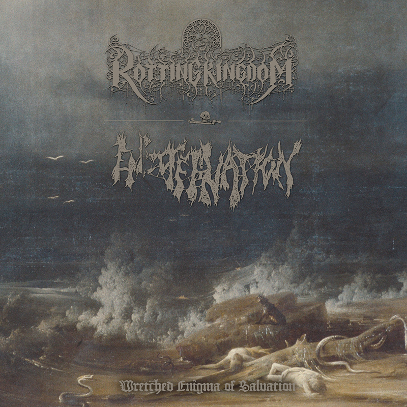 ENCOFFINATION / ROTTING KINGDOM — WRETCHED ENIGMA OF SALVATION SPLIT CD