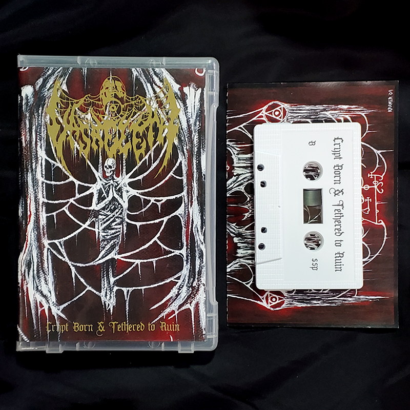 VASAELETH — CRYPT BORN & TETHERED TO RUIN CASSETTE - Click Image to Close