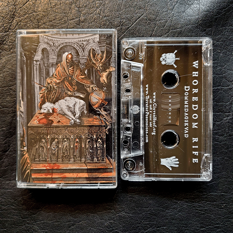 WHOREDOM RIFE — DOMMEDAGSKVAD CASSETTE - Click Image to Close