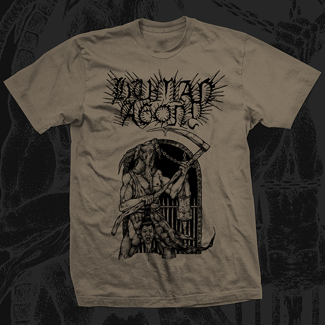 HUMAN AGONY — EVISCERATED FOR RITUAL T-SHIRT